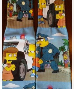 Bart Simpson Locked Up Socks
