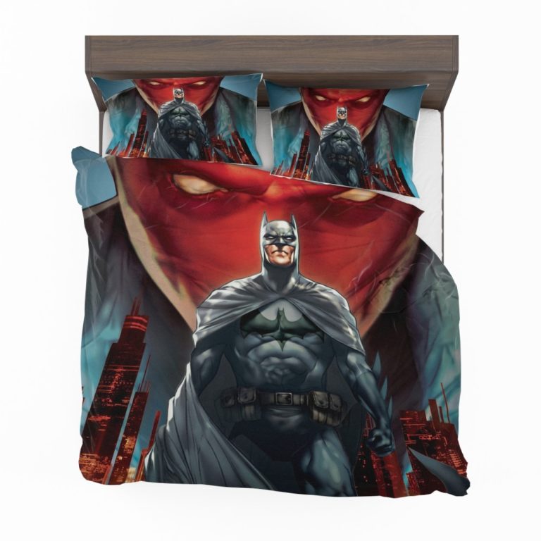Batman Under the Red Hood Movie Bruce Wayne DC Comics Jason Todd Duvet cover and Pillow Case