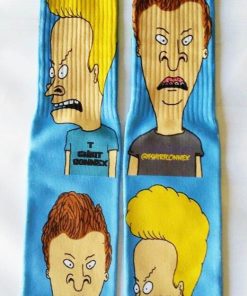 Beavis and Butthead dry Fit socks