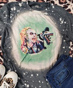 BeetleJuice Snake Bleached T-Shirt