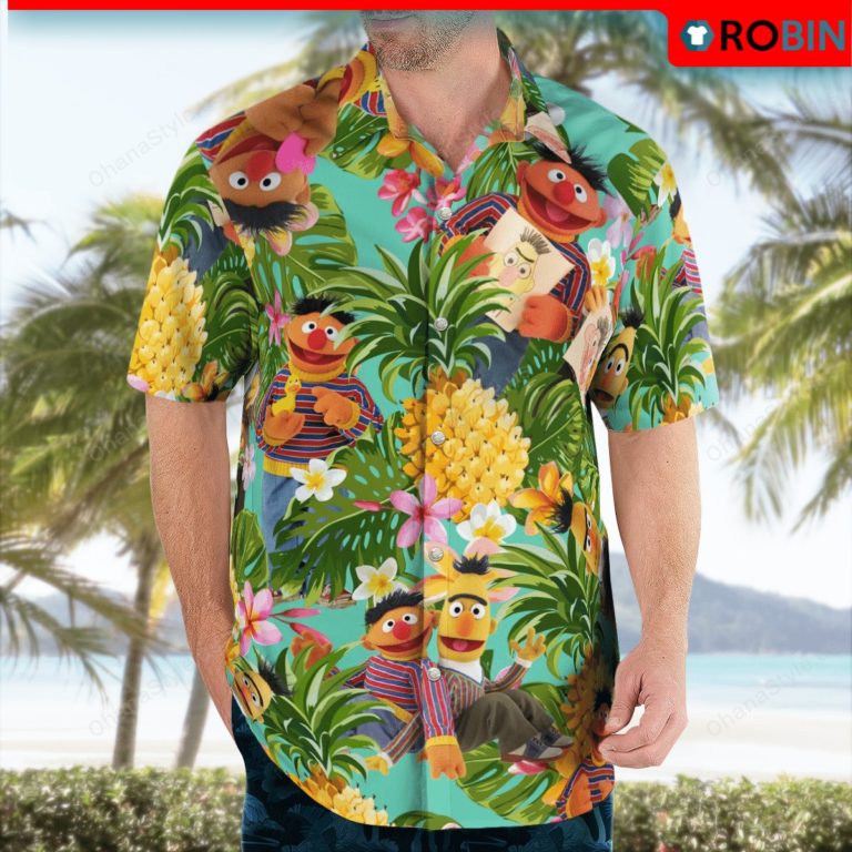 Bert And Ernie Hawaiian Shirt
