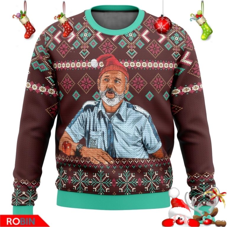 Bill Murray Ugly Christmas Sweater