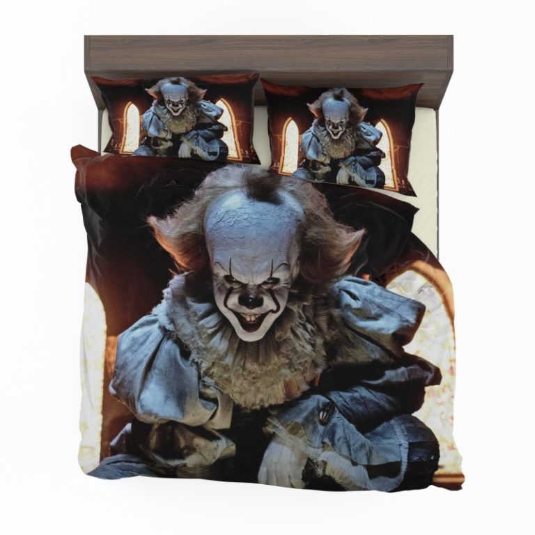 Bill Skarsgard Pennywise Clown It Duvet cover and Pillow Case