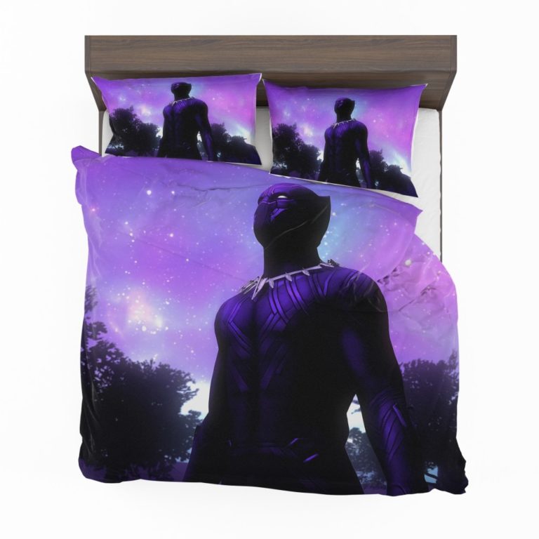 Black Panther Movie Artistic Marvel Comics Bedding Set (Duvet cover and Pillow Case)