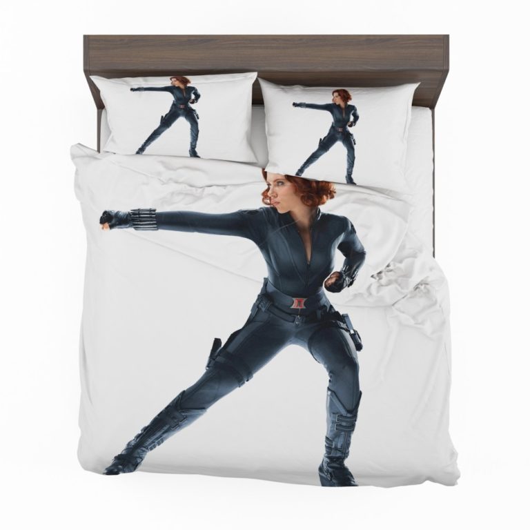 Black Widow in The Avengers Movie Scarlett Johansson Duvet cover and Pillow Case