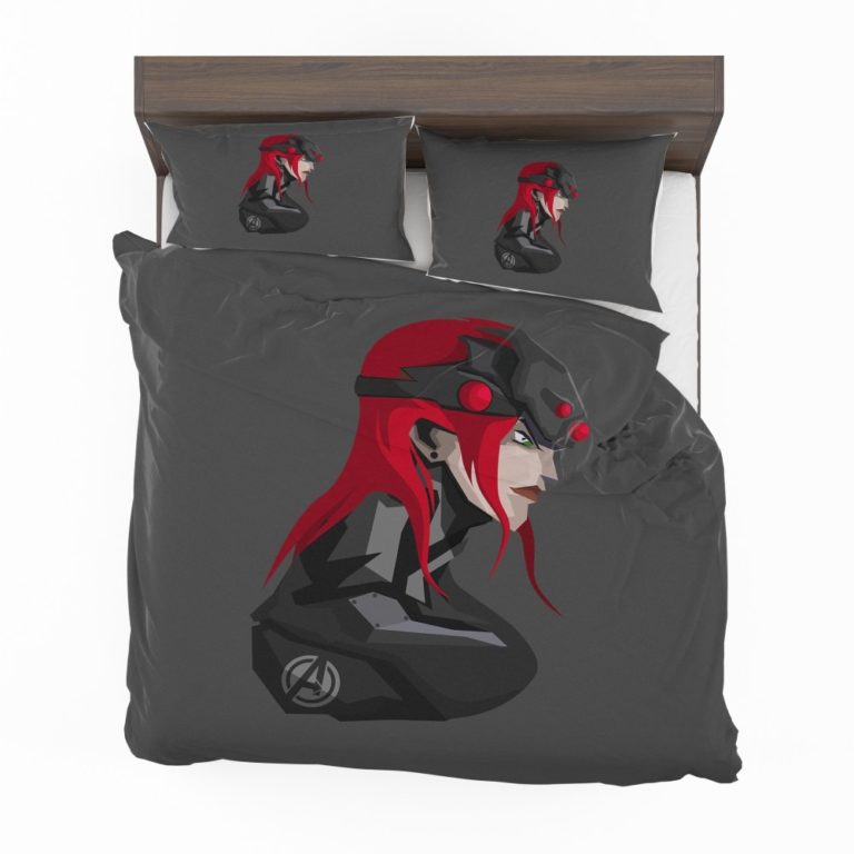 Black Widow Movie Marvel MCU Super Women Avenger Bedding Set (Duvet cover and Pillow Case)
