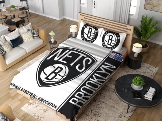 Brooklyn Nets NBA Basketball Bedding Set