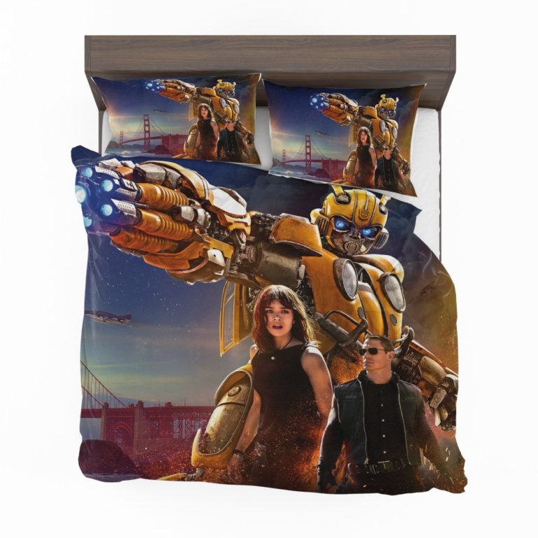 Bumblebee Movie Transformers Hailee Steinfeld John Cena Bedding Set