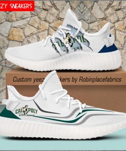 Cal Poly Mustangs Yeezy Sneakers Boost Cal Poly Mustangs Yeezy Sneakers Boost