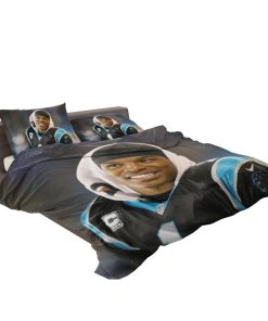 Cam Newton Quarterback Carolina Panthers Nfl Bedding Set Cam Newton Quarterback Carolina Panthers Nfl Bedding Set