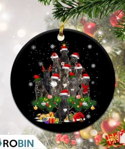 Cane Corso Christmas Tree Lights Christmas Ornament