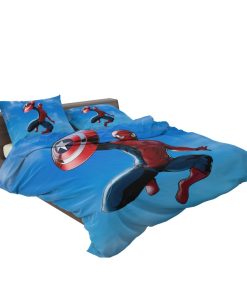 Captain America Civil War Movie Spider-Man Duvet cover and Pillow Case