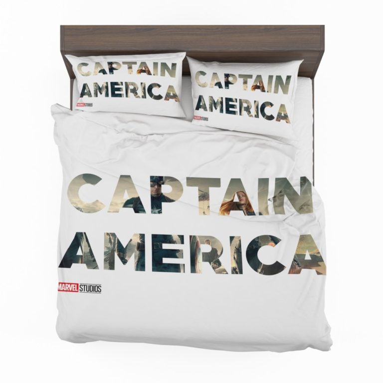 Captain America The First Avenger Movie Duvet cover and Pillow Case