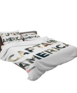 Captain America The First Avenger Movie Duvet cover and Pillow Case