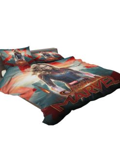 Captain Marvel Movie Brie Larson Marvel Cinematic Universe Bedding Set