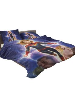 Captain Marvel Movie Brie Larson SHIELD Duvet cover and Pillow Case