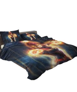 Captain Marvel Movie Carol Danvers Super Women Duvet cover and Pillow Case Captain Marvel Movie Carol Danvers Super Women Duvet cover and Pillow Case