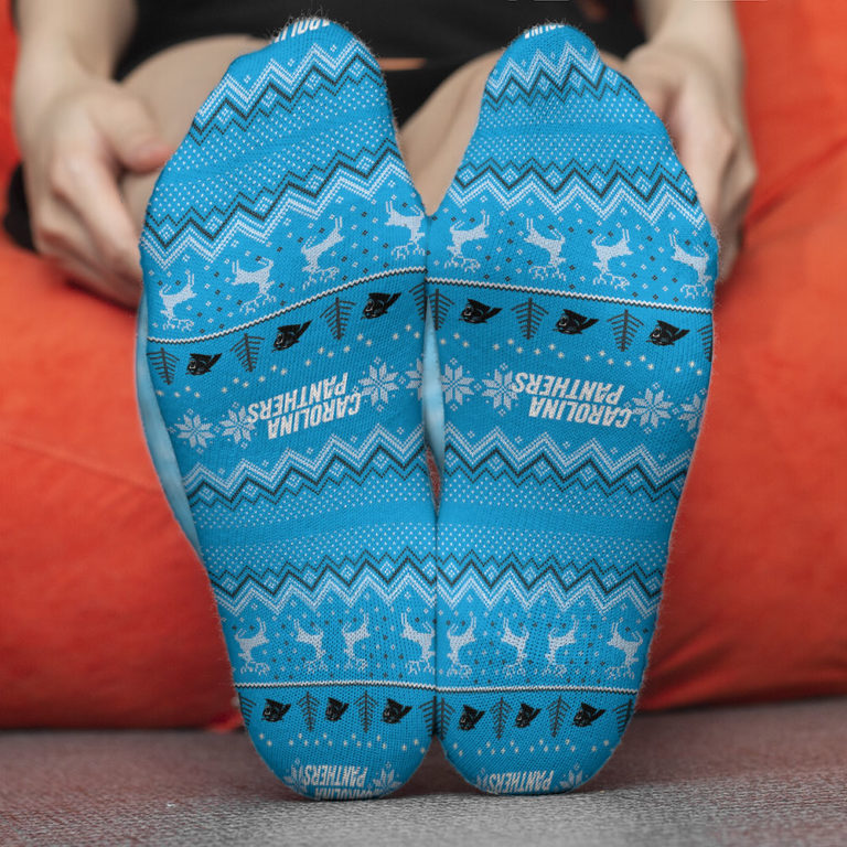 Carolina Panthers Football Socks