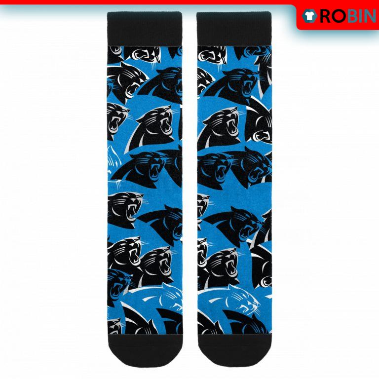 Carolina Panthers NFL Logo Blast Socks