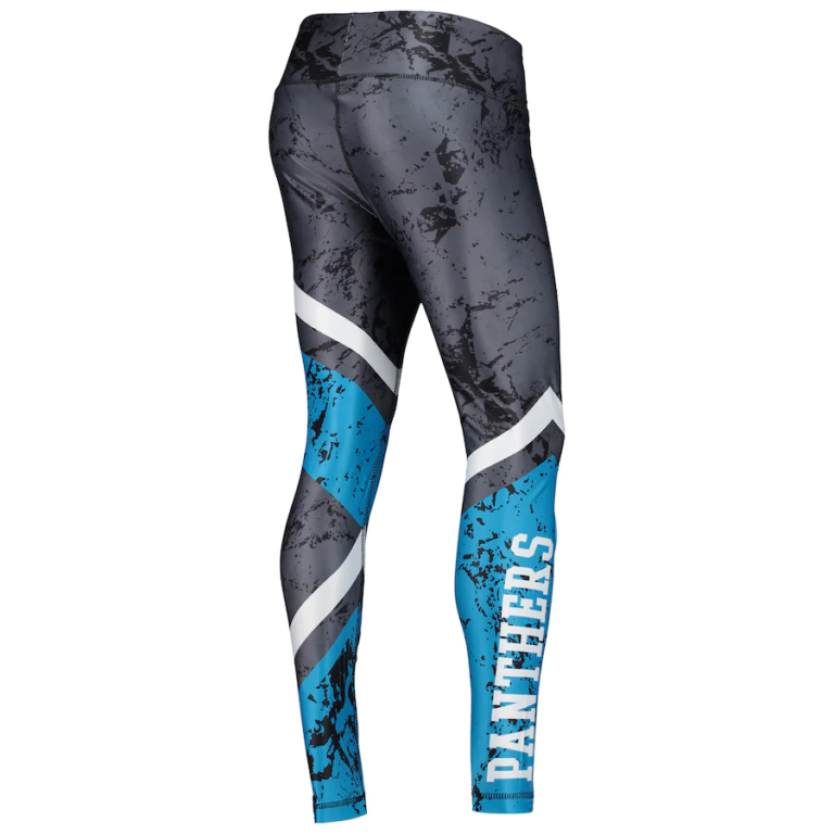 Carolina Panthers Sublimated High Waisted Leggings