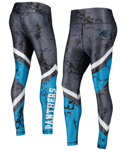 Carolina Panthers Sublimated High Waisted Leggings