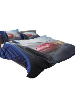 Cars 3 Movie Cruz Ramirez Jackson Storm Lightning McQueen Bedding Set (Duvet cover and Pillow Case)