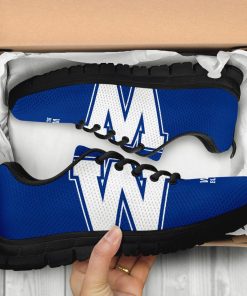 CFL Winnipeg Blue Bombers Breathable Running Shoes CFL Winnipeg Blue Bombers Breathable Running Shoes