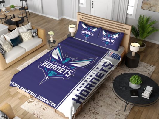 Charlotte Hornets NBA Basketball Bedding Set