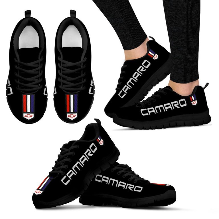 Chevrolet Camaro Breathable Running Shoes Black
