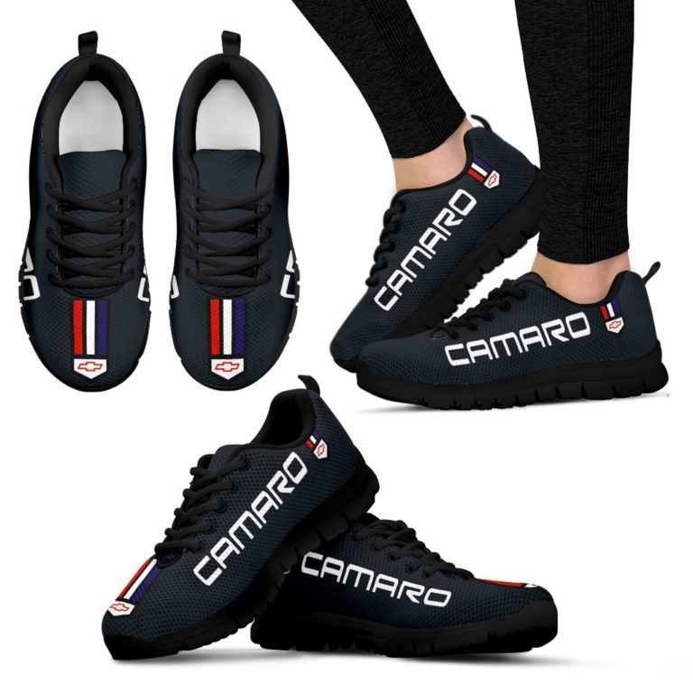 Chevrolet Camaro Breathable Running Shoes Shadow Gray Metallic