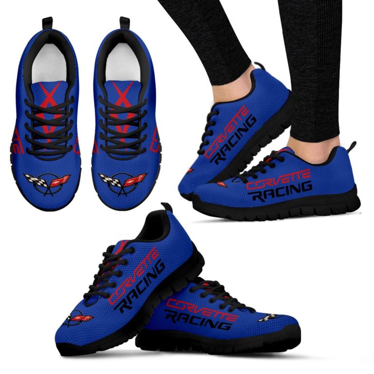 Chevrolet Corvette Breathable Running Shoes Rapid Blue