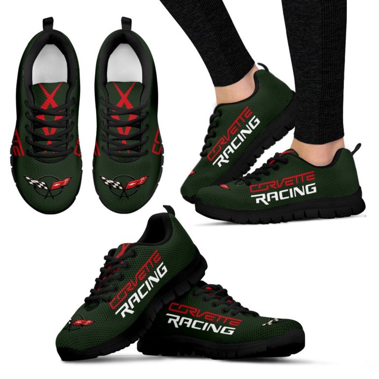 Chevrolet Corvette Breathable Running Shoes – Sneakers Zeus Bronze Metallic
