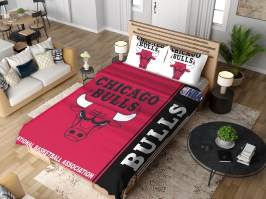 Chicago Bulls NBA Basketball Bedding Set
