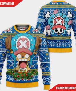 Chopper Ugly Christmas Sweater Custom One Piece Anime Xmas Gifts