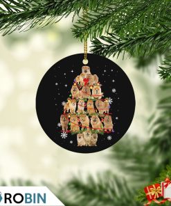 Chow Chow Christmas Tree Lights Christmas Ornament