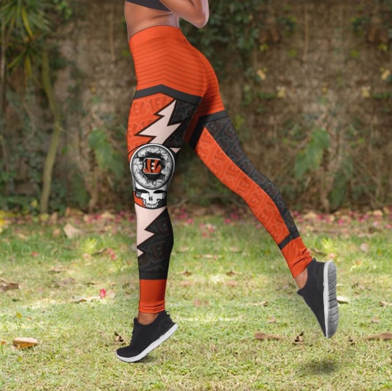 Cincinnati Bengals Grateful Dead High Waist Leggings