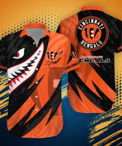 Cincinnati Bengals NFL Hawaii Shirt Shark Summer Hawaii Style