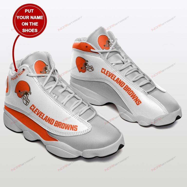 Cleveland Browns Football Personalized Air JD13 Shoes