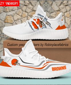 Cleveland Browns Yeezy Sneakers Boost