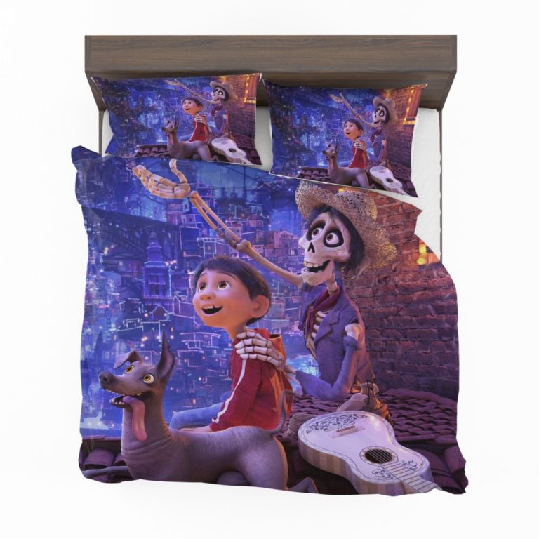 Coco Movie Dante Hector Miguel Rivera Bedding Set