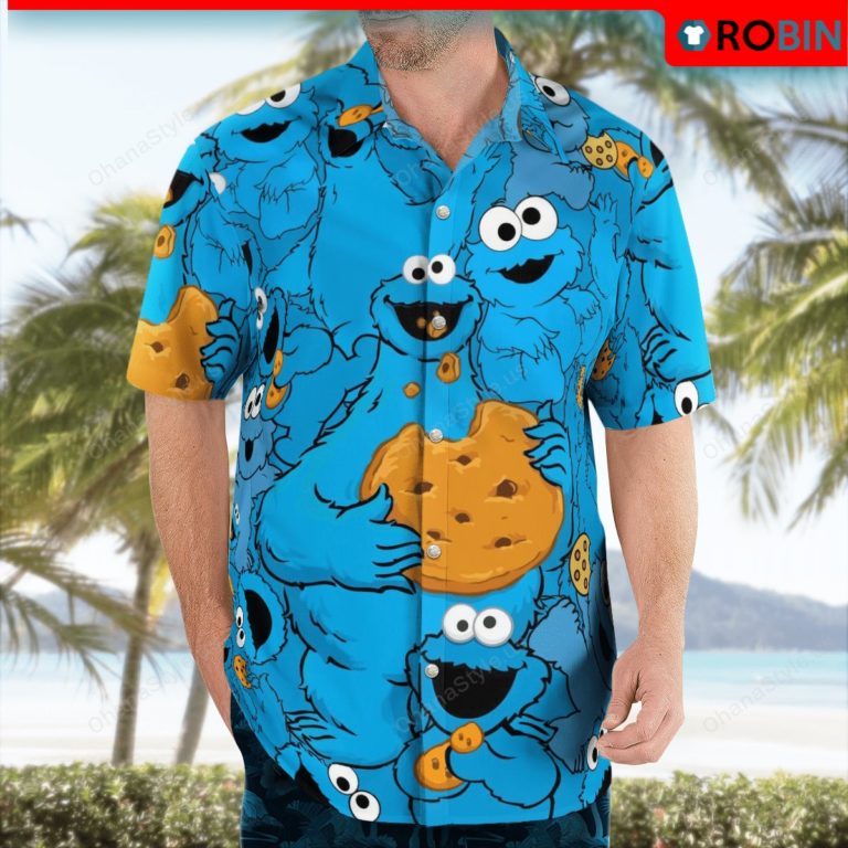 Cookie Monster Hawaiian Shirt