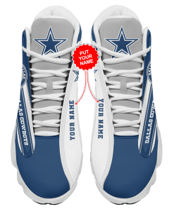 Custom Dallas Cowboys Football Air Jordan 13 Shoes