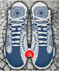 Custom Dallas Cowboys Team Jordan 13 Shoes