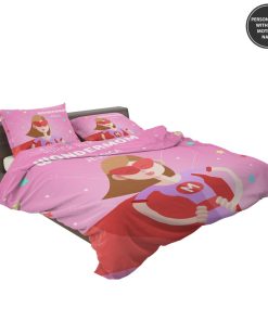 Custom Super Heroine Wonder Mom Personalized Bedding Set