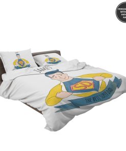 Custom The Best Super Dad Personalized Duvet cover and Pillow Case