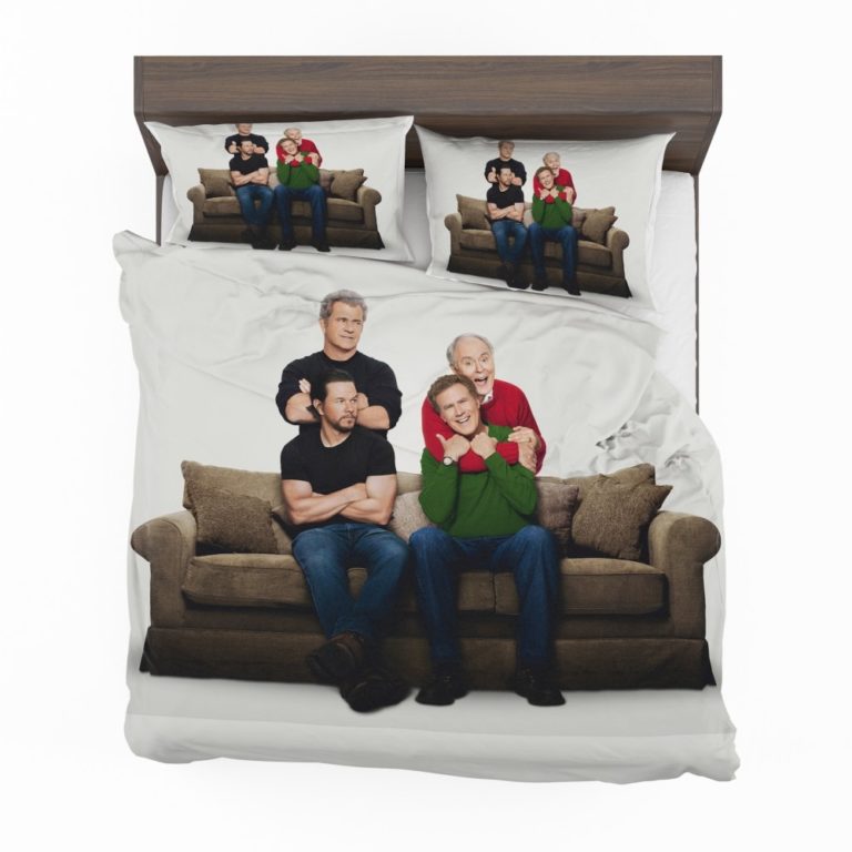 Daddy’s Home 2 Movie John Lithgow Mark Wahlberg Mel Gibson Will Ferrell Duvet cover and Pillow Case