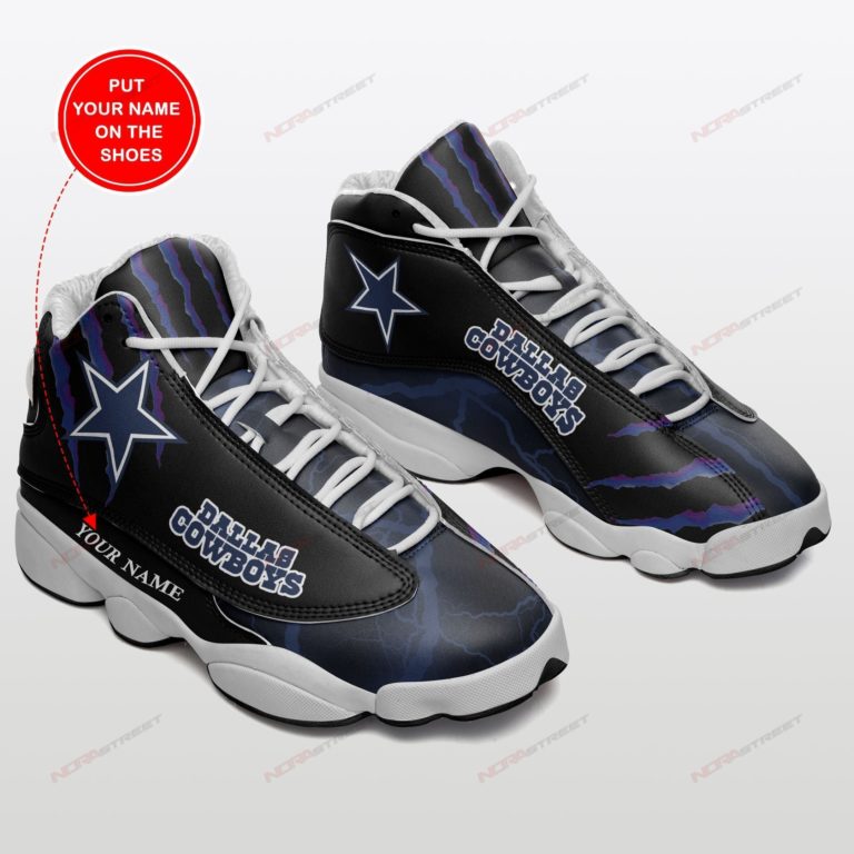 Dallas Cowboys Football Personalized Air JD13 Custom Shoes