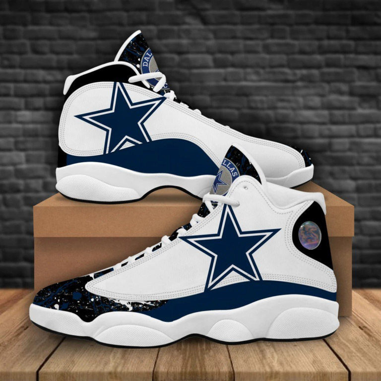 Dallas Cowboys Jordan 13 Sneakers