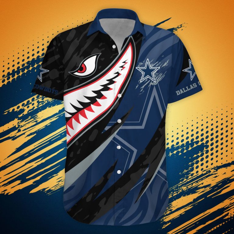 Dallas Cowboys NFL Hawaii Shirt Shark Summer Hawaiian
