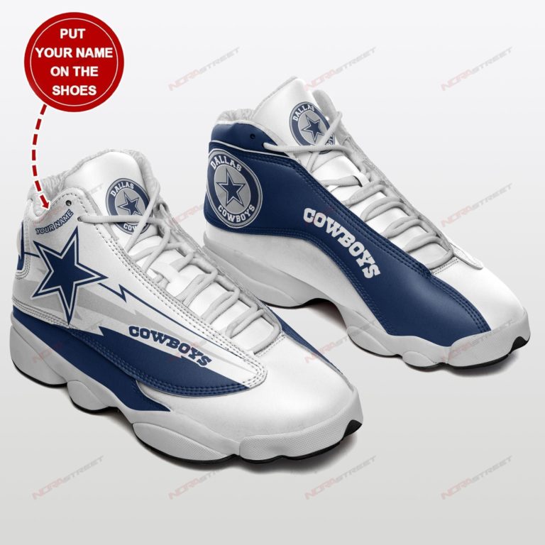 Dallas Cowboys Personalized Air JD13 Custom Sneakers